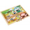 NC Puzzle En Bois Puzzle Together Au Zoo Pour Enfants Jeu Montessori