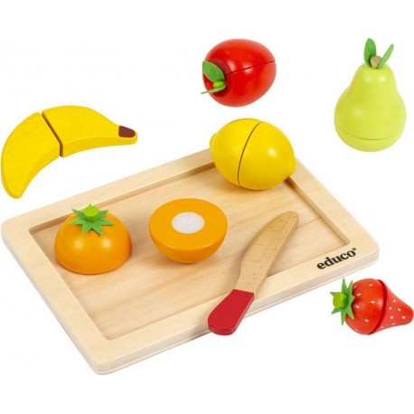 NC Jeu D'imitation Fruits En Bois Jeu Montessori