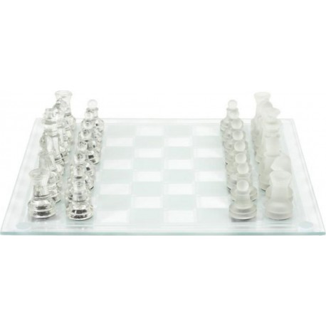 NC Jeu D'echecs verre 25cm Transparent