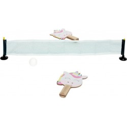 Jeu Enfant ping Pong Licorne 19cm Blanc & Rose