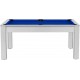 Table De Billard Convertible ohio 185cm Blanc & Bleu