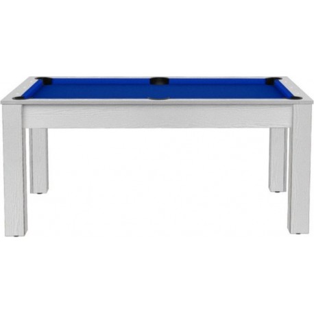 Table De Billard Convertible ohio 185cm Blanc & Bleu