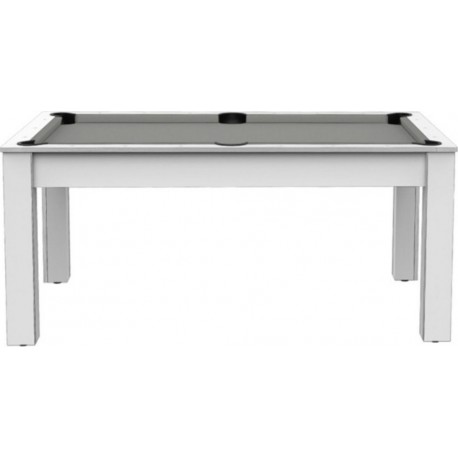 Table De Billard Convertible ohio 185cm Blanc & Gris