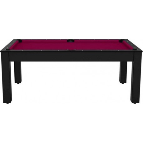 NC Table De Billard Convertible oregon 213cm Noir & Prune