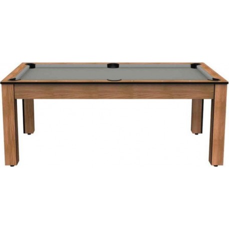 NC Table De Billard Convertible oregon 213cm Hêtre & Gris