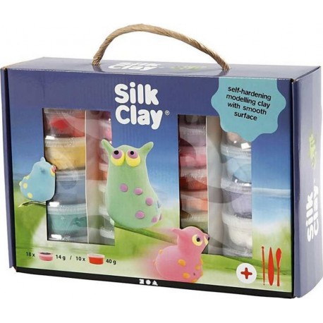 NC Coffret De Modelage Silk Clay Couleurs Assorties 31 Pcs