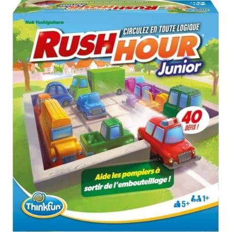 NC Thinkfun-rush Hour Junior-jeu De Logique-casse-tete-embouteillage-40 Défis 4 Niveaux-1 Joueur Ou Plus Des 5 Ans--76604