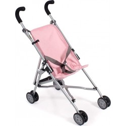 NC Poussette Mini-buggy Roma Rose Pour Poupée