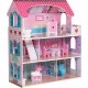 NC Maison De Poupées Landa Outdoor Toys Mdf 62x27x70 Cm 8 Accessoires Mobilier 3 Étages