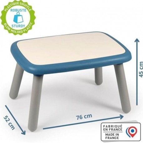 Table Enfant Bleu Extérieur Intérieur Traitement Anti-uv Fabriquer En France