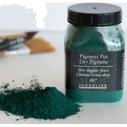 Pigment Pour Création De Peinture Pot 130 G Vert Anglais Foncé