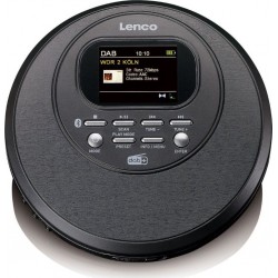 Lenco Cd-500bk Lecteur Cd Portable Avec Radio Dab+/fm Et Bluetooth® Noir