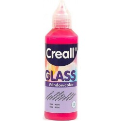 NC Peinture Repositionnable Pour Vitres Creall Glass 80 Ml Rose Fluo