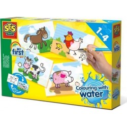 NC Ses Creative 14455 Coloriage A L'eau Animaux De La Ferme