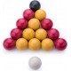 NC Lot De 16 Billes De Billard jeu Anglais 5cm Jaune & Rouge