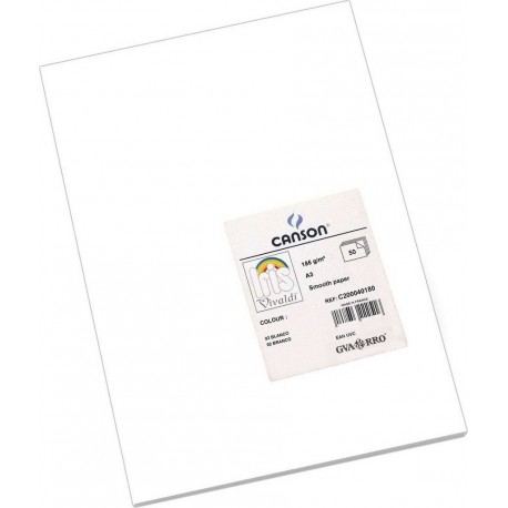 Papiers Carton Iris 29,7 X 42 Cm Blanc 185g (50 Unités)