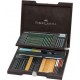 NC Faber-castell Coffret Bois Pitt Monochrome Assortiment Complet