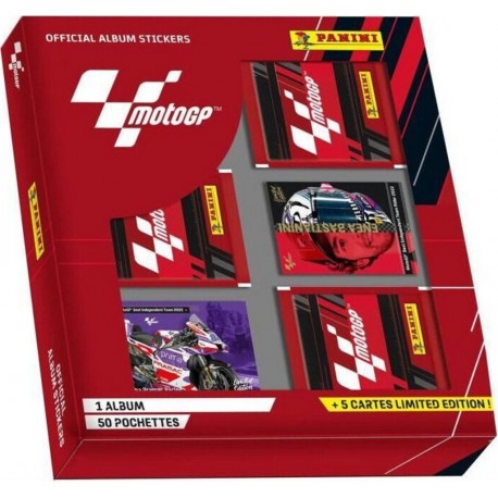 NC Coffret Collector (1 Album + 50 Pochettes + 5 Cartes El) Moto Gp 202