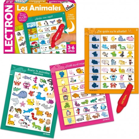 NC Jouet Educatif Diset The Animals Crayon Lumières Avec Son (es)