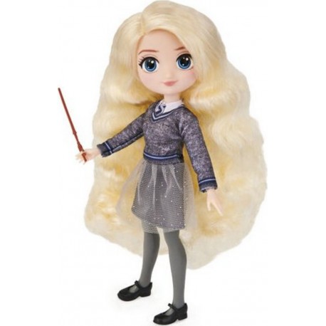 NC Wizarding World Poupée 20 Cm Luna Lovegood Poupée Figurine Articulée Luna Lovegood 20 Cm Avec Baguette Magique Et Unif