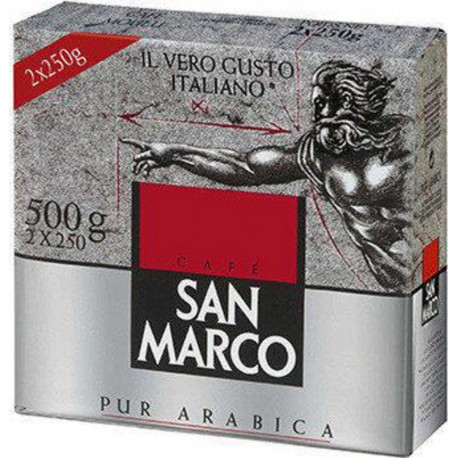 San Marco CAFE MOULU 2X250g 500g