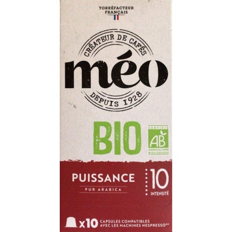 MEO BIO PUISSANCE 10 PUR ARABICA x10 53g