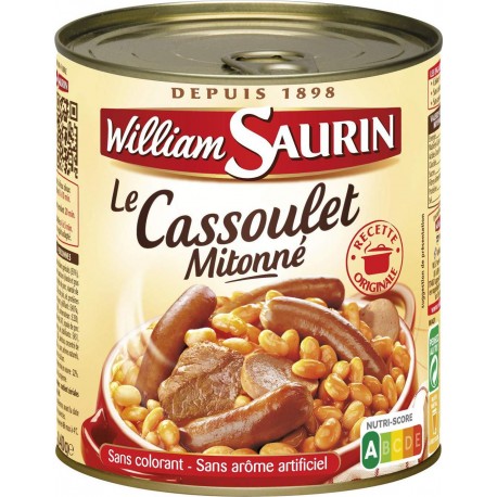 William Saurin Le Cassoulet 840g (lot de 3)