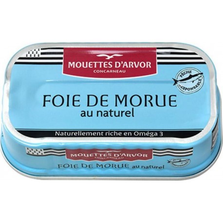 Mouettes d'Arvor Foie de Morue 120g