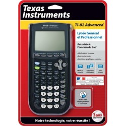 TI TEXAS INSTRUMENT Calculatrice graphique TI-82 Advanced TEXAS INSTRUMENT la calculatrice