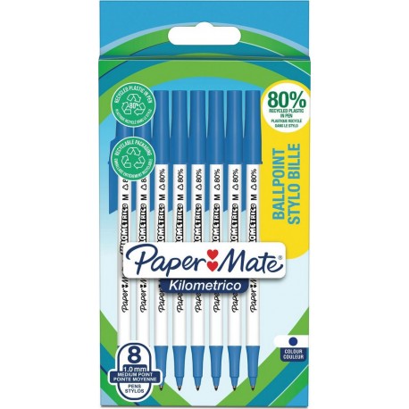 PAPER MATE Stylo à bille x8 lot de 8 stylos