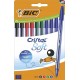 BIC Stylo bille Cristal Soft 1,2mm Assortis lot de 10 stylos