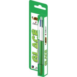 BIC Stylo bille 4 couleurs Glace x1 coloris aléatoire le stylo