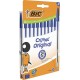 BIC Stylo bille Cristal 1,0mm Bleu lot de 10 stylos