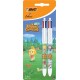 BIC Stylo à bille 4 couleurs Animal Crossing x2 lot de 2 stylos