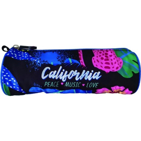 CALIFORNIA Trousse rond bleu la trousse