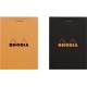 RHODIA Bloc notes n°11 5x5 80 feuilles le bloc-notes de 7,5 x 10,5cm