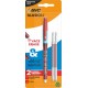 BIC Stylo bille effaçable Illusion Rouge avec 2 recharges le stylo et 2 recharges