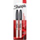 SHARPIE Marqueur permanent pointe fine x2 noir lot de 2 marqueurs