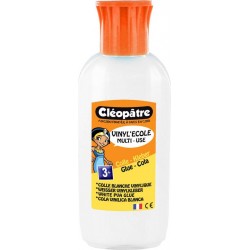 CLEOPATRE Colle liquide blanche vinylique le flacon de 100g