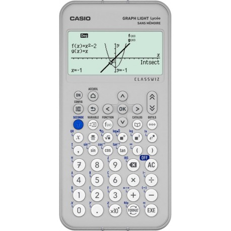 GRAPH LIGHT ET CASIO Calculatrice graphique GRAPH LIGHT-W-ET CASIO 1