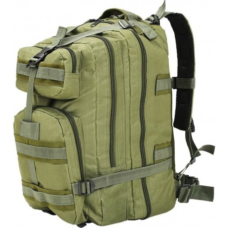 NC Sac À Dos En Style Militaire 50L Vert Olive Vidaxl