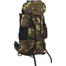 NC Sac À Dos De Randonnée Vert Camouflage 60L Tissu Oxford Vidaxl