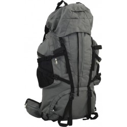 NC Sac À Dos De Randonnée Gris 100L Tissu Oxford Vidaxl