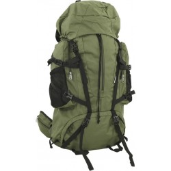 NC Sac À Dos De Randonnée Vert Armée 80L Tissu Oxford Vidaxl