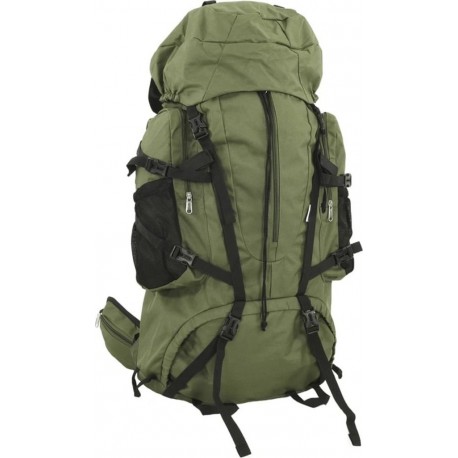 NC Sac À Dos De Randonnée Vert Armée 60L Tissu Oxford Vidaxl