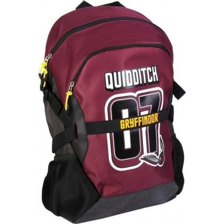 NC Sac À Dos De Sport Décontracté Harry Potter Quidditch Gryffondor 33 X 48,5 X 18 Cm