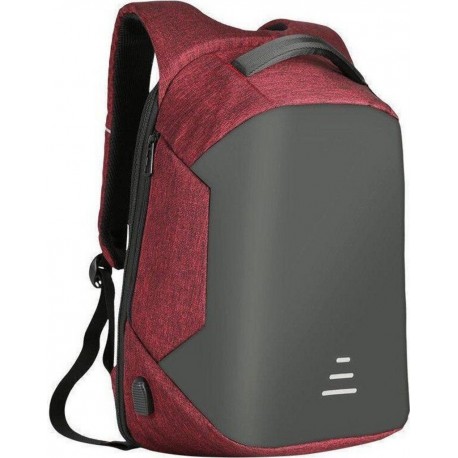 Sac À Dos Étanche Pour Ordinateur Portable 16 Pouces Rouge