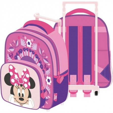 Disney Sac À Roulettes Minnie Violet 26x32x10cm