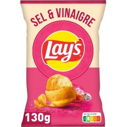 LAY Chips saveur Sel et Vinaigre 'S 130g