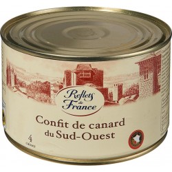 REFLETS DE FRANCE Confit de canard 750g net égoutté